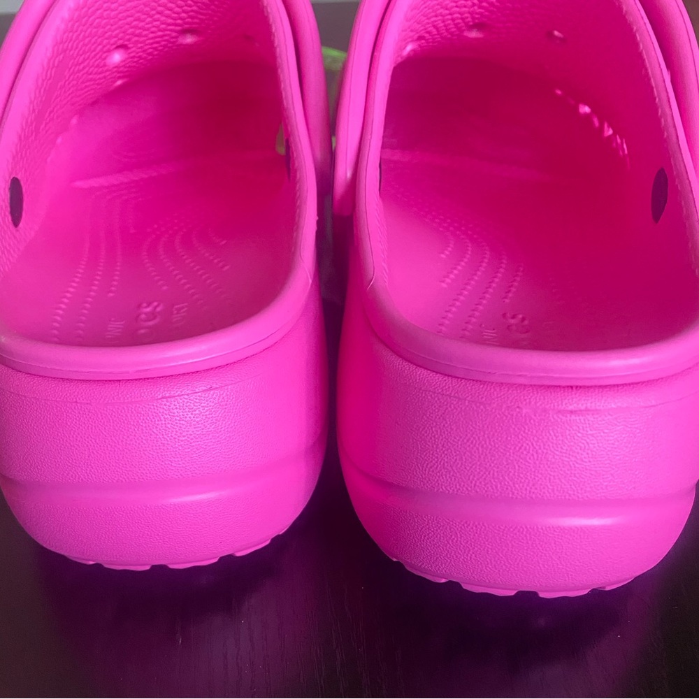 Crocs Women's Baya Platform Clogs Size W8 New - Picture 5 of 5